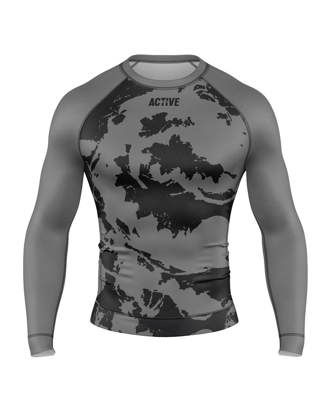 Rashguard FightMap (All Grey)