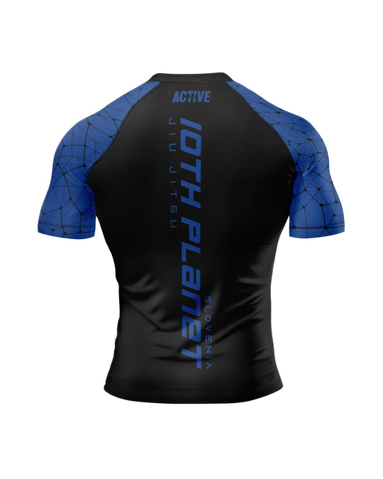 Ranked Rashguard - kratki rokavi 10thPlanet - Blue Belt M/Ž