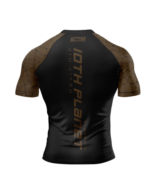 Ranked Rashguard - kratki rokavi 10thPlanet - Brown Belt M/Ž