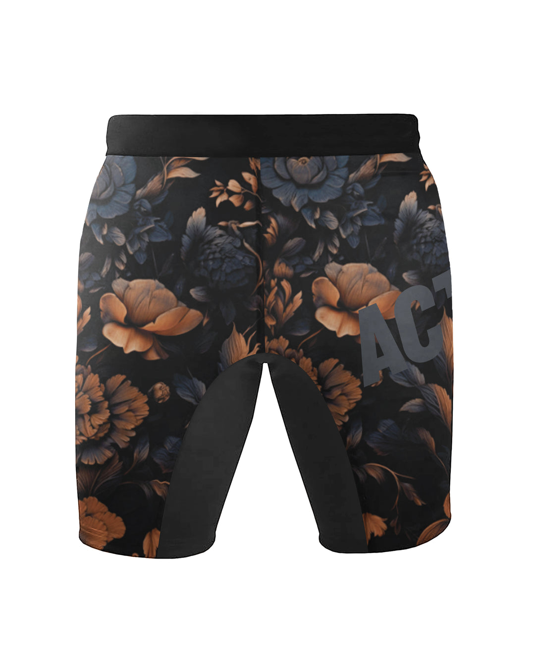 Kompresijske MMA hlačke - Midnight Bloom