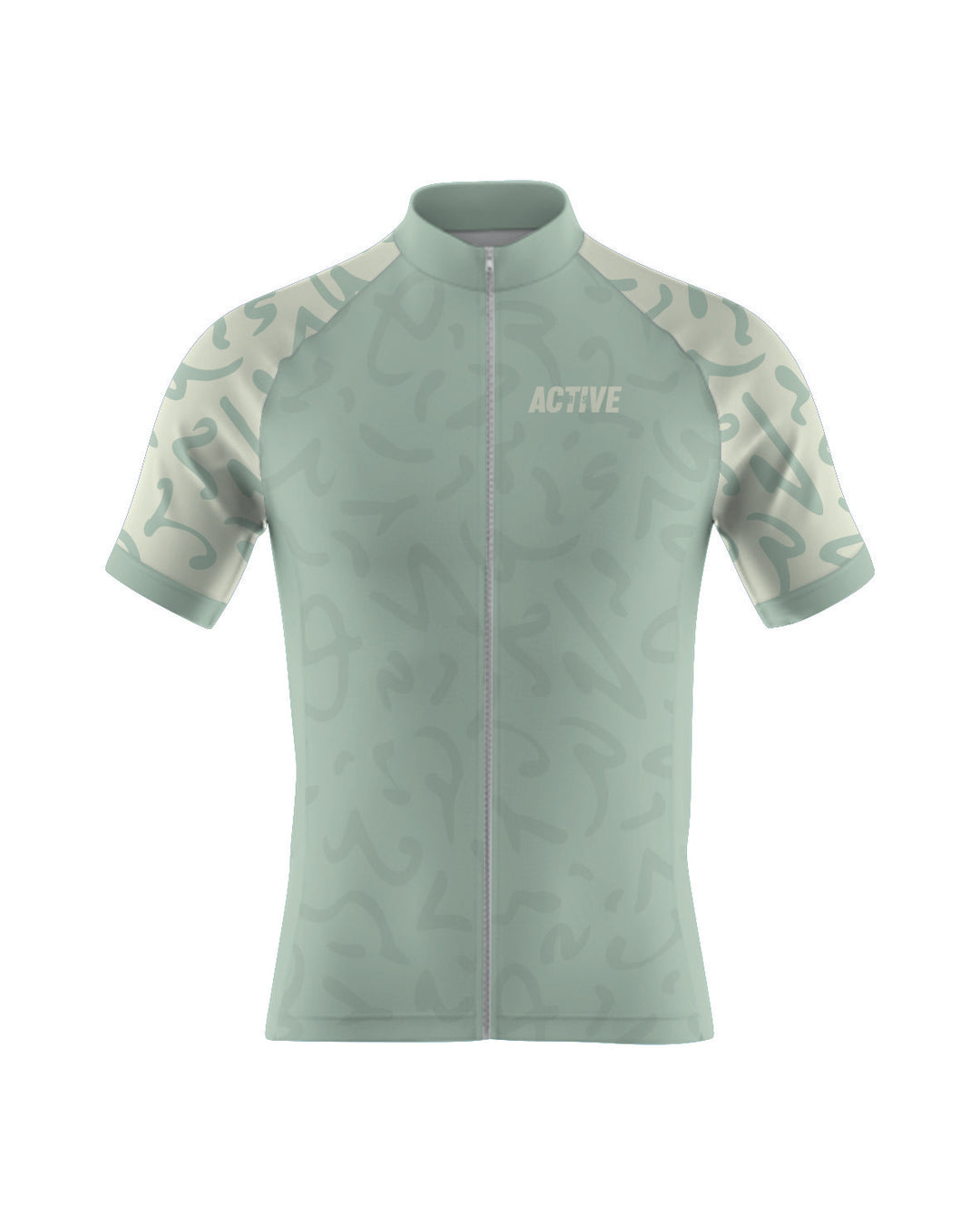 Moška kolesarska majica Beige Lines #2- napredni model