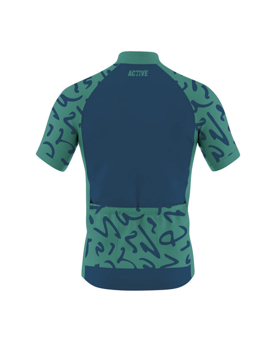Moška kolesarska majica Green Lines - napredni model