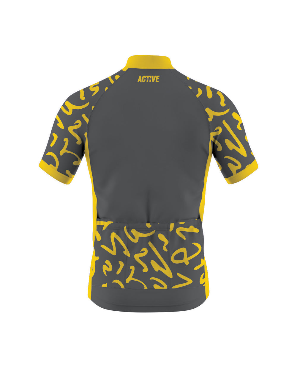 Moška kolesarska majica Yellow Lines - napredni model