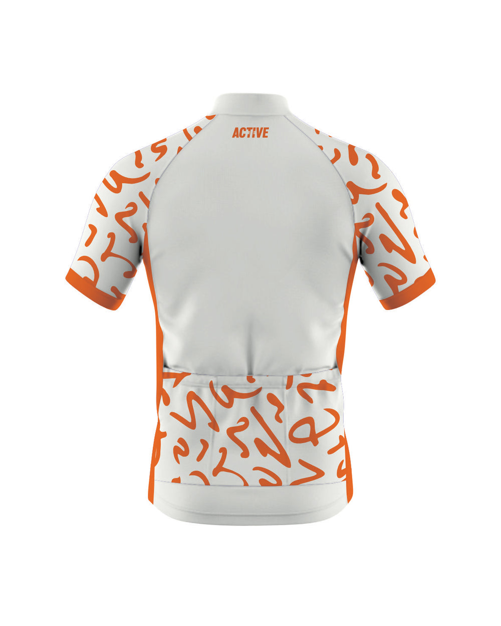 Moška kolesarska majica Orange Lines - napredni model