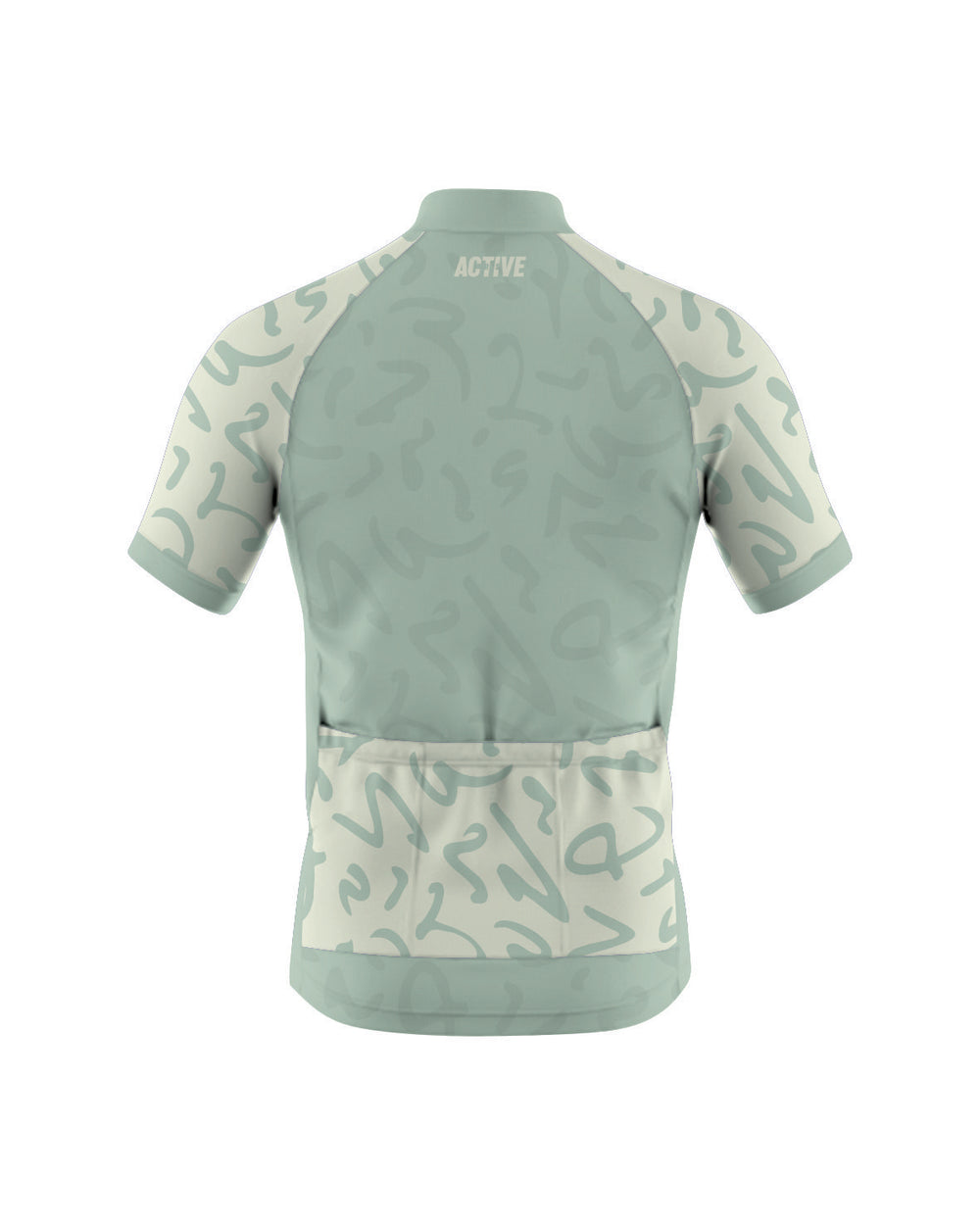 Moška kolesarska majica Beige Lines #2- napredni model