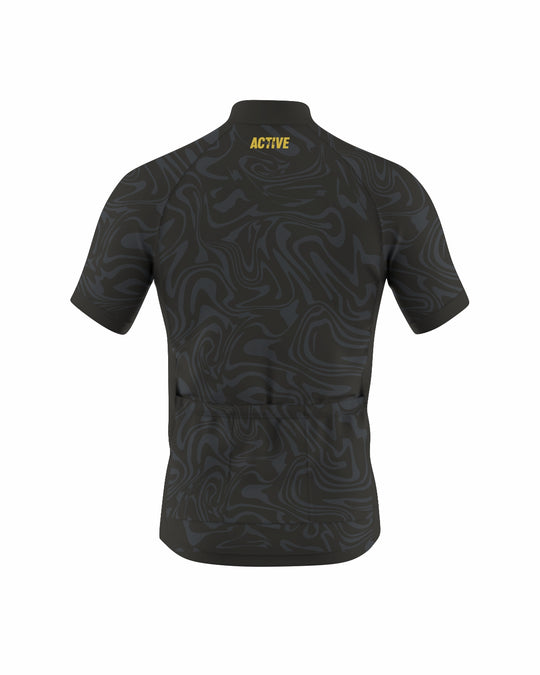 Moška kolesarska majica Yellow Liquid - napredni model