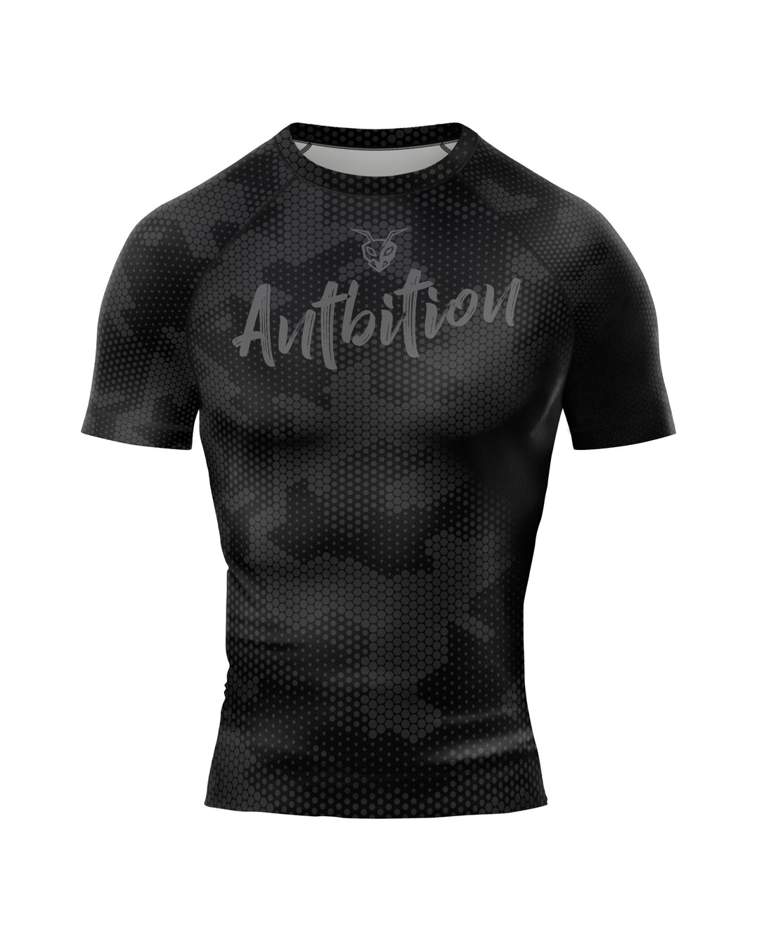 Ranked Rashguard - kratki rokavi Antbition - Black Belt M/Ž