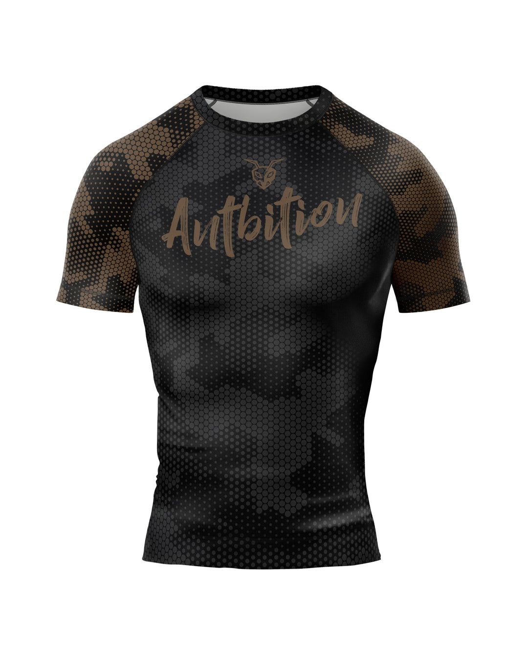 Ranked Rashguard - kratki rokavi Antbition - Brown Belt M/Ž