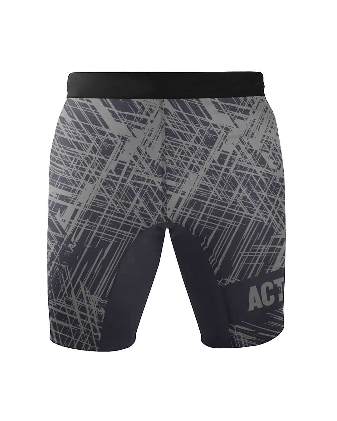 Kompresijske MMA hlačke - Scratched (Grey)