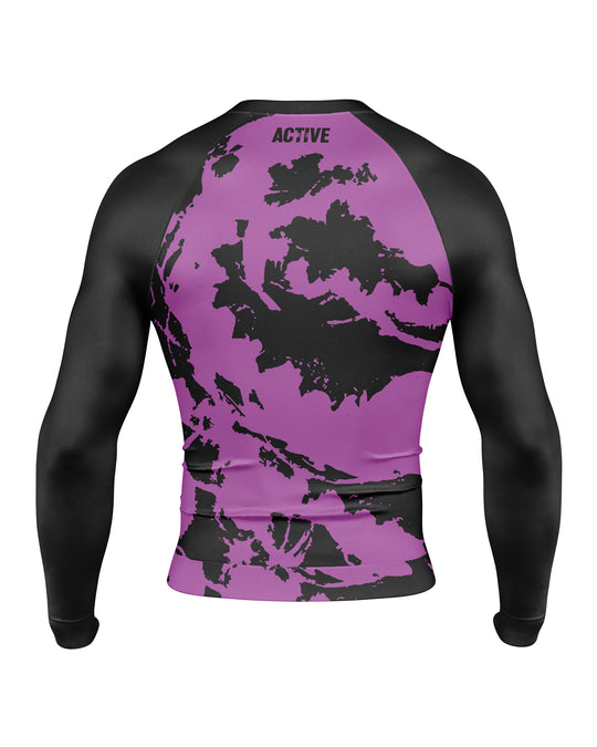 Rashguard FightMap (Pink)