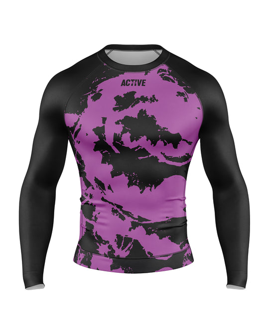 Rashguard FightMap (Pink)