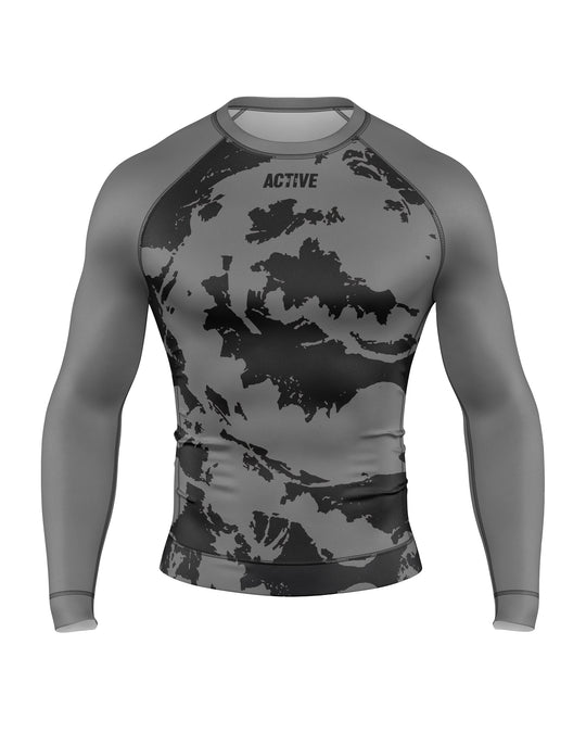 Rashguard FightMap (All Grey)