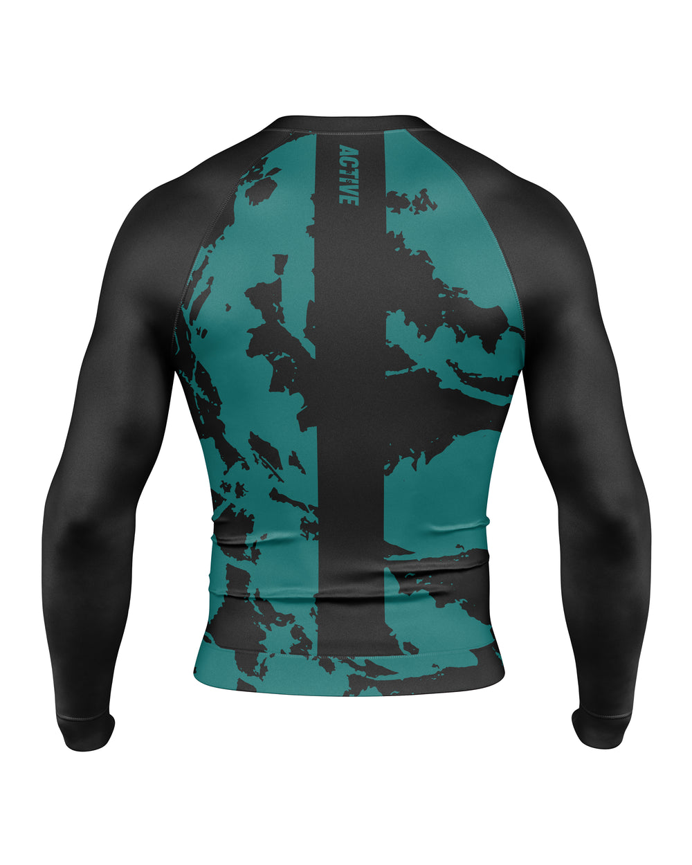 Rashguard FightMap (Teal)