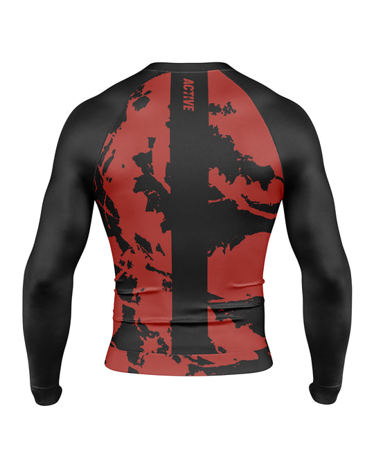 Rashguard FightMap (Red)