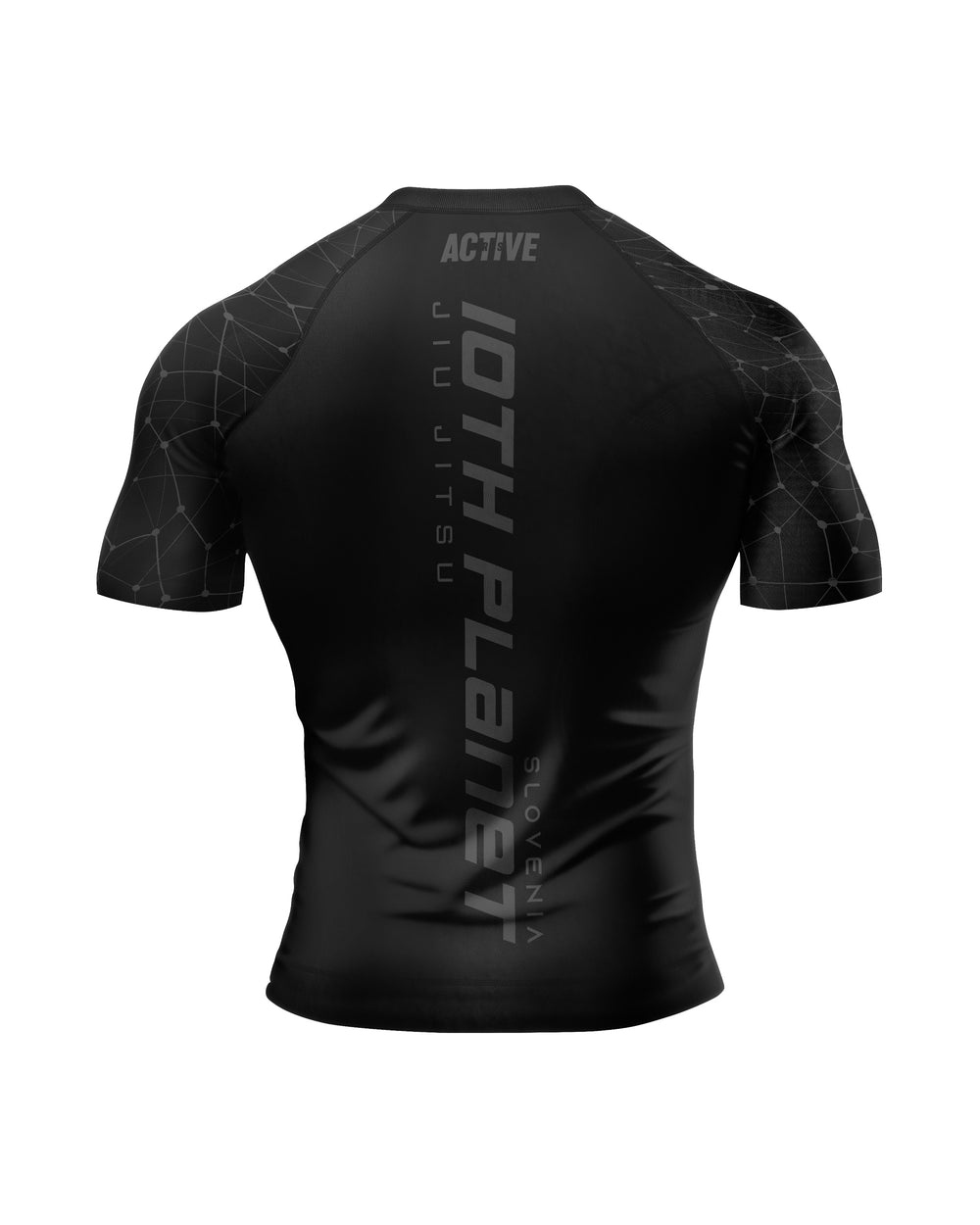 Ranked Rashguard - kratki rokavi 10thPlanet - Black Belt M/Ž