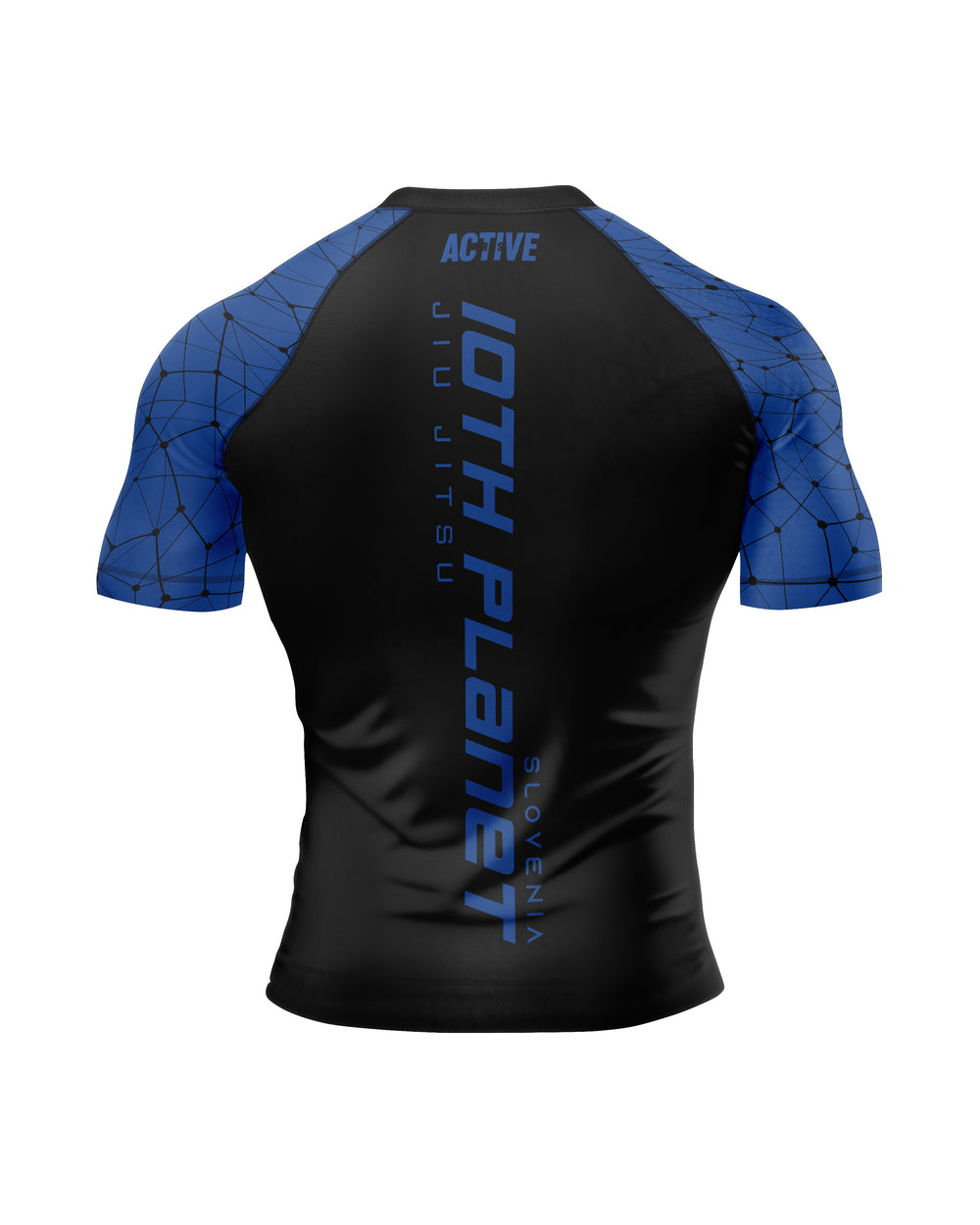 Ranked Rashguard - kratki rokavi 10thPlanet - Blue Belt M/Ž