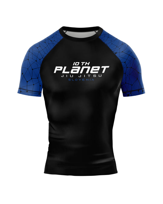 Ranked Rashguard - kratki rokavi 10thPlanet - Blue Belt M/Ž