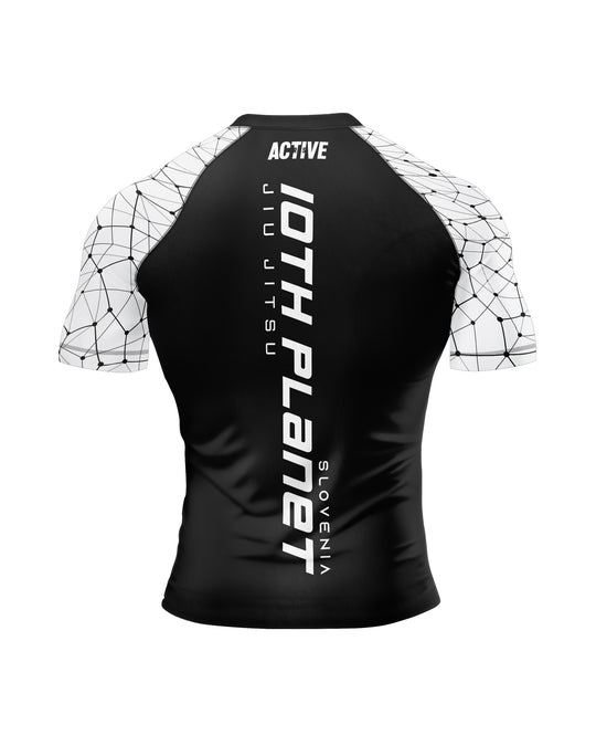 Ranked Rashguard - kratki rokavi 10thPlanet - White Belt M/Ž
