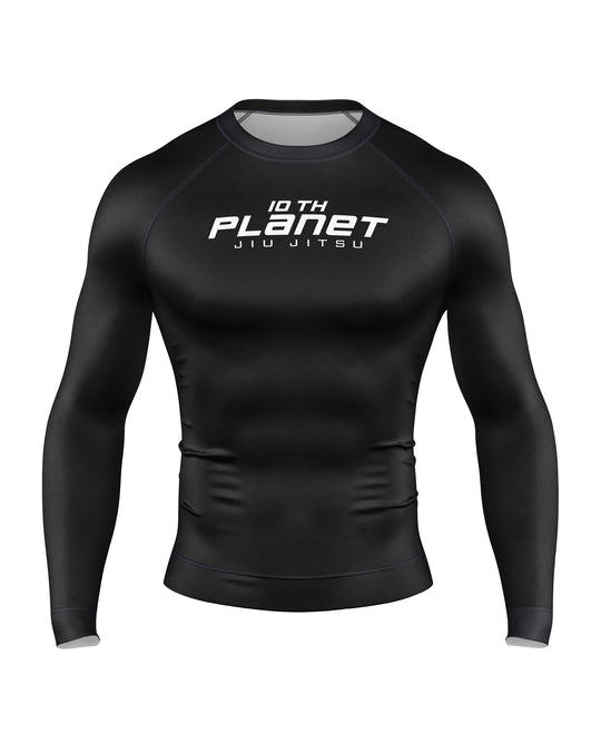 Rashguard 10thPlanet Classic AllBlack M/Ž