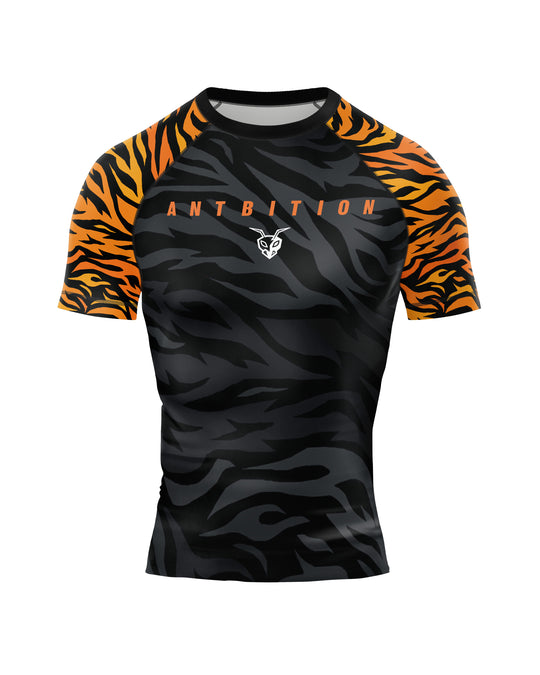 Rashguard - kratki rokavi Antbition - The Tiger M/Ž