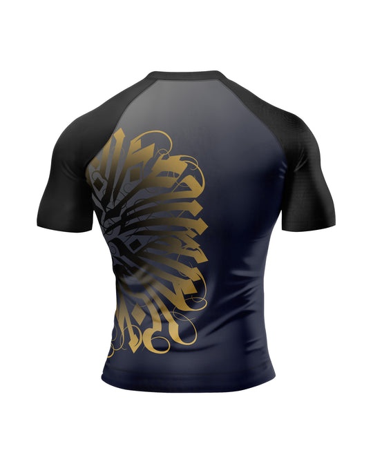 Limited Rashguard by BrINK x Gufe - Short Sleeves - Caligraphy M/Ž