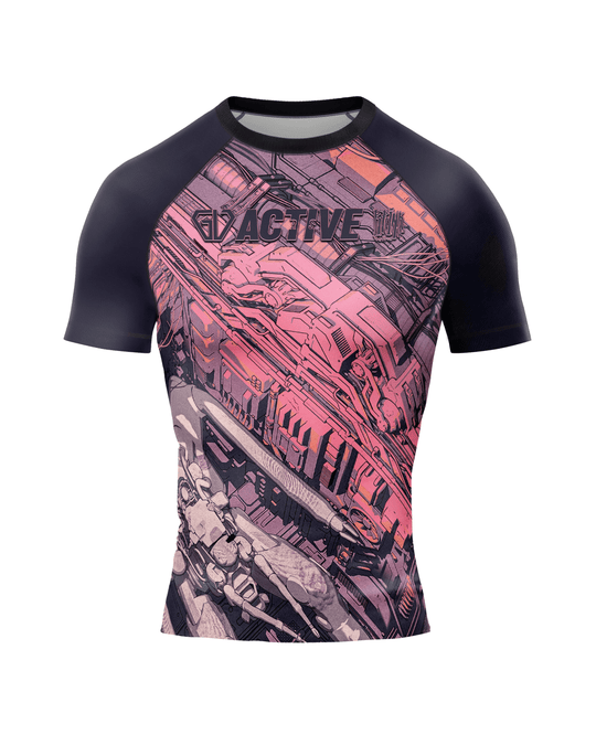 Limited Rashguard by BrINK x Gufe - Short Sleeves - Cyberflow M/Ž