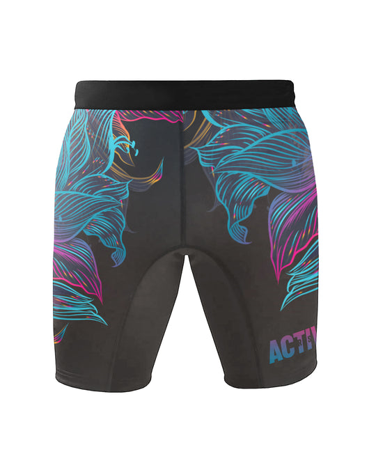 Kompresijske MMA hlačke - Floral