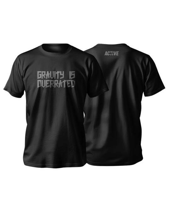 Riding T-Shirt Gravity is Overrated (unisex)