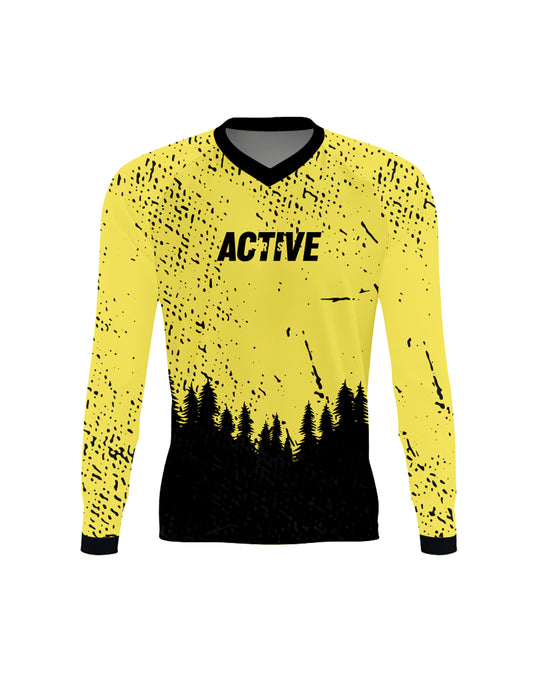 MTB dres Yellow Forest (UNISEX)