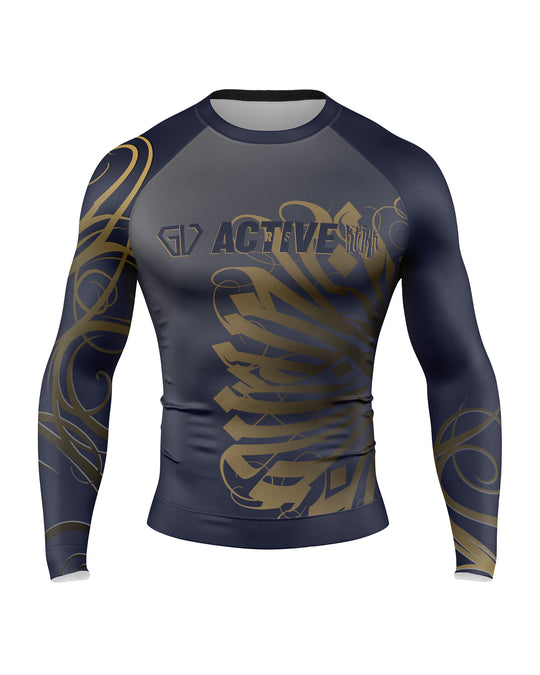 Limited Rashguard by BrINK x Gufe - Long Sleeves - Caligraphy M/Ž