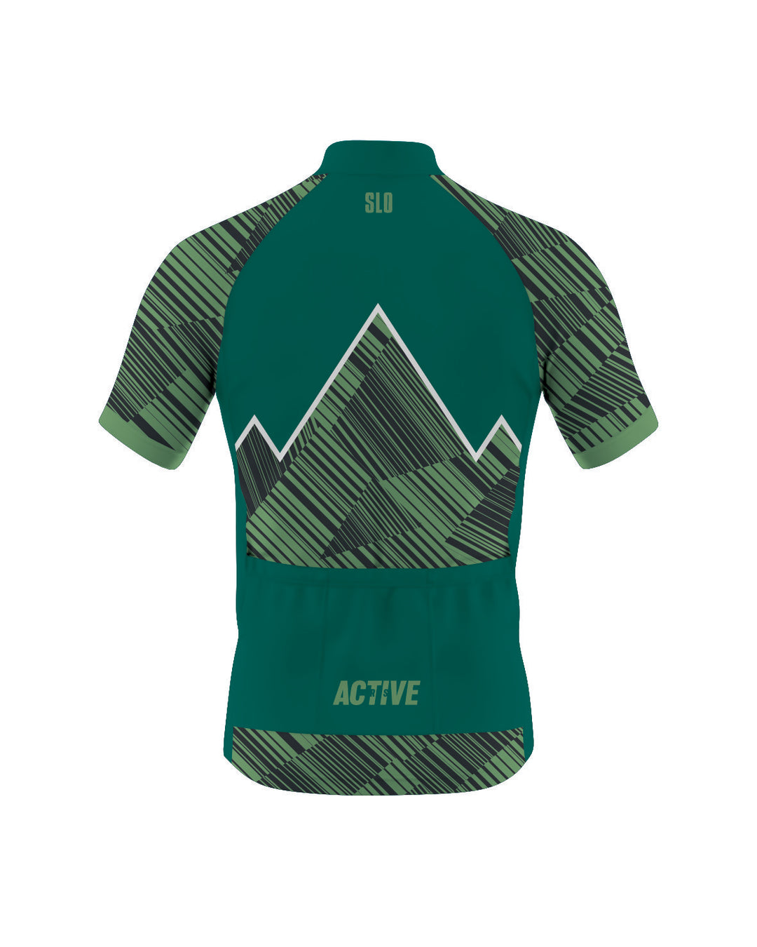 Men's cycling shirt Green Triglav - advanced model 