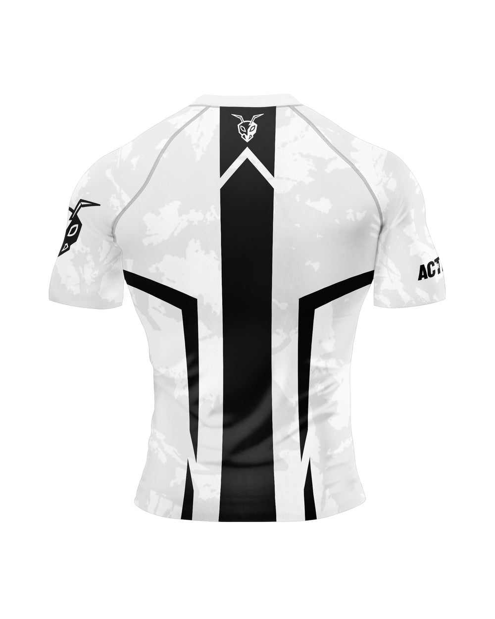 Rashguard - kratki rokavi Antbition - OG (White) M/Ž