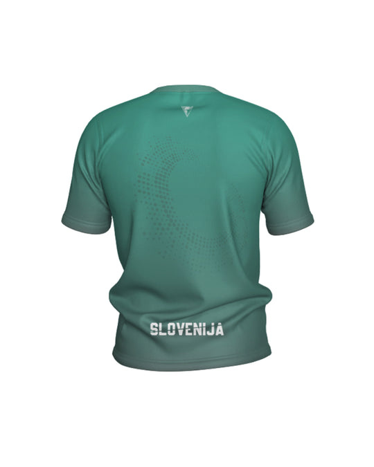 Children's sports shirt Slovenia Green (unisex)