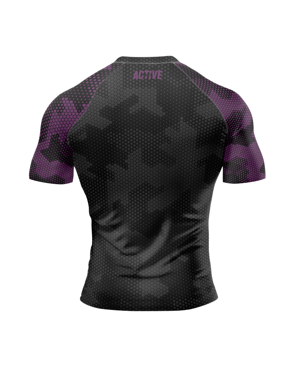 Ranked Rashguard - kratki rokavi Antbition - Purple Belt M/Ž