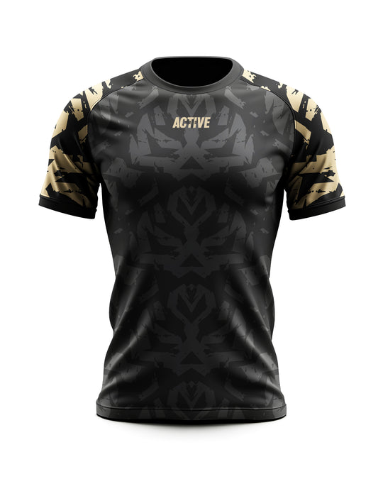 Funkcijska trening majica Performance #beige&black