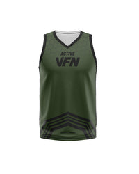 VFN Basketball Jersey Army Green M/Ž