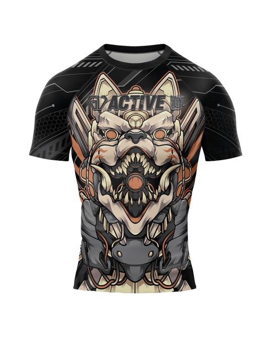 Limited Rashguard by BrINK x Gufe - Short Sleeves - Warhound M/Ž