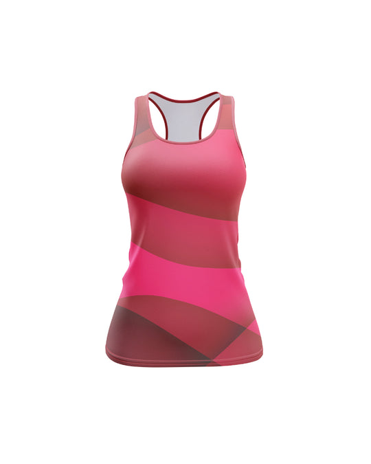 Ženska športna majica brez rokavov Pink-G