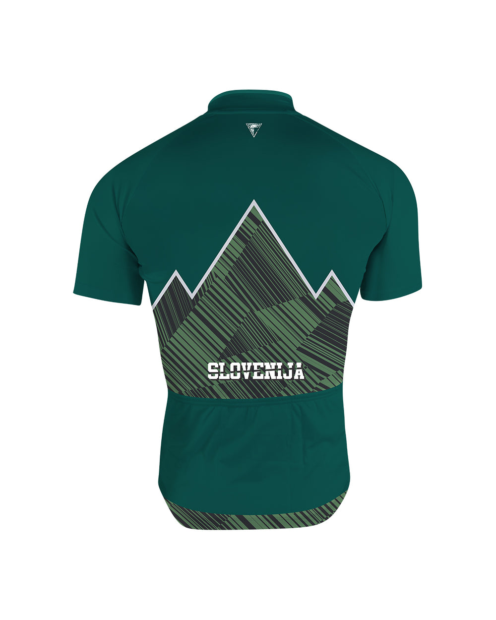 Moška kolesarska majica Zeleni Triglav - napredni model