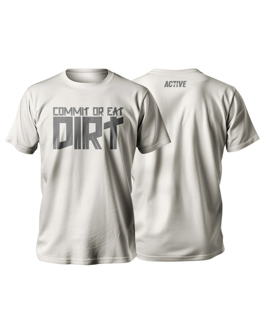 Riding T-Shirt Commit or eat Dirt (unisex)