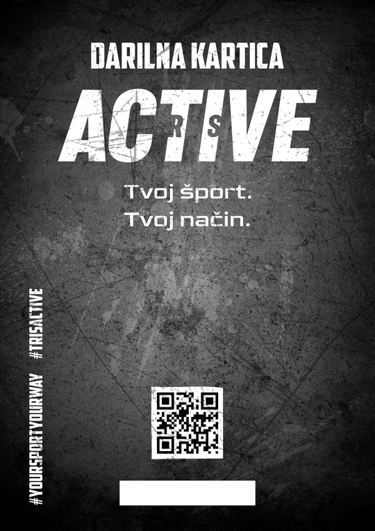 Darilna kartica Tris Active