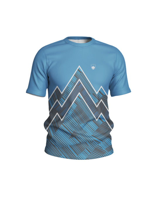 Children's sports shirt Blue Triglav (unisex)