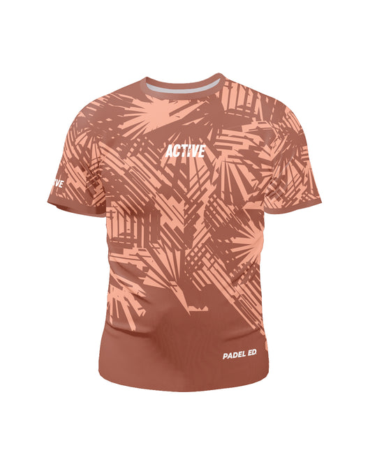 Funkcijska Padel Tenis majica Shade - Brown M/Ž