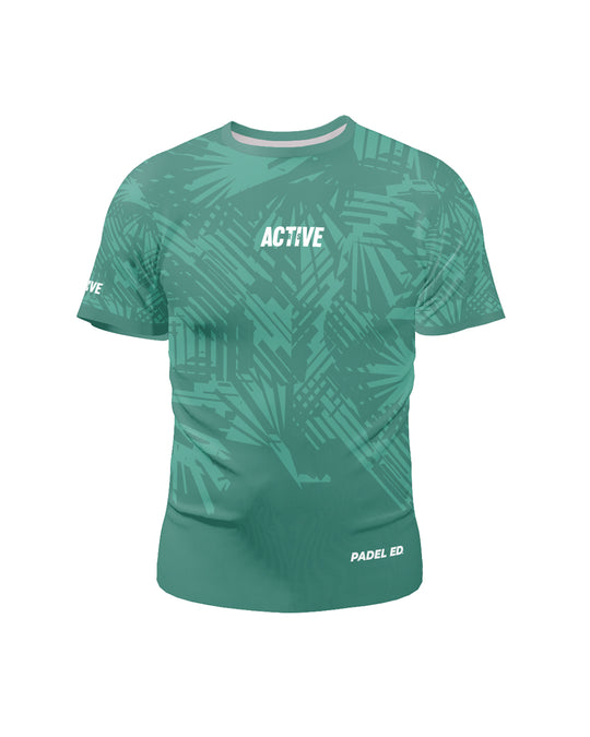 Funkcijska Padel Tenis majica Shade - Green M/Ž