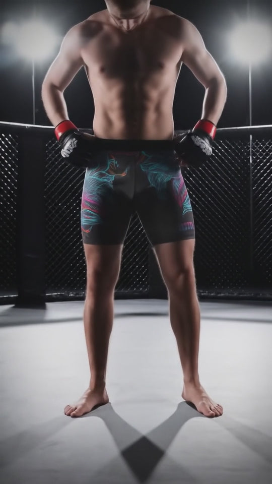 Kompresijske MMA hlačke - Floral